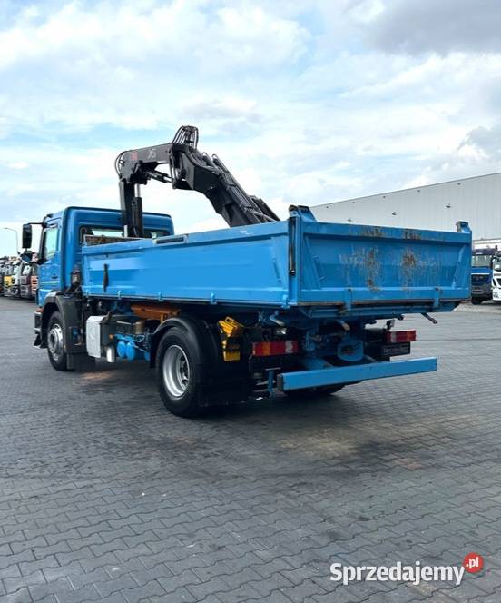 Mercedes Axor 1829 wywrotka z dzwigiem Warszawa