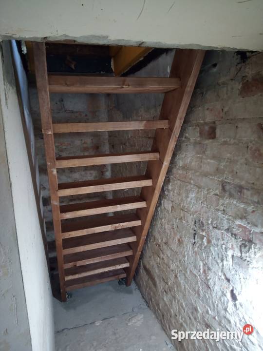 Schody drewniane młynarskie mocne tanio Gorzów Wielkopolski sprzedam