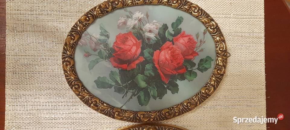 Owalne ramki drewniane z 1920 roku Poznań