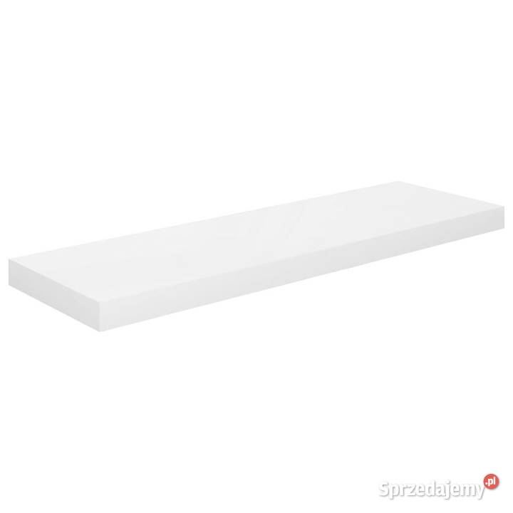 Półki ścienne 2 wysoki połysk białe 80x235x38 Warszawa sprzedam