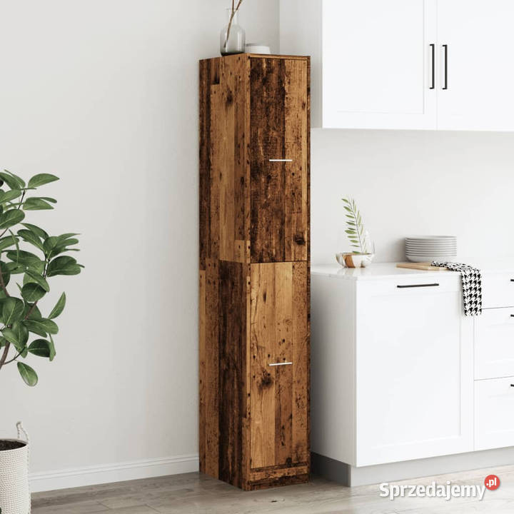 Szafka apteczna stare drewno 30x41x1745 mazowieckie Warszawa