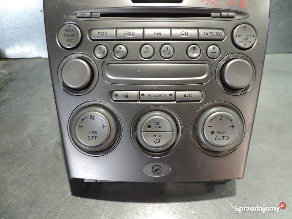 MAZDA 6 PANEL CENTRALNY PANEL KLIMATYZACJI RADIO Nowy Sącz
