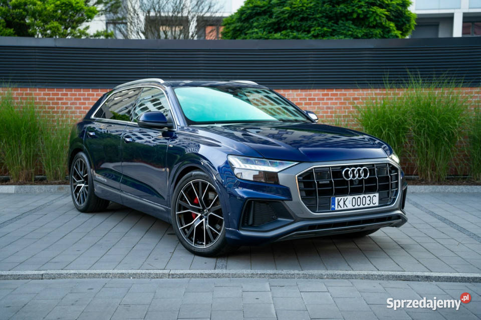 Audi Q8 Matrix Wentylacja foteli Kamery 360 napęd 4x4 Kraków