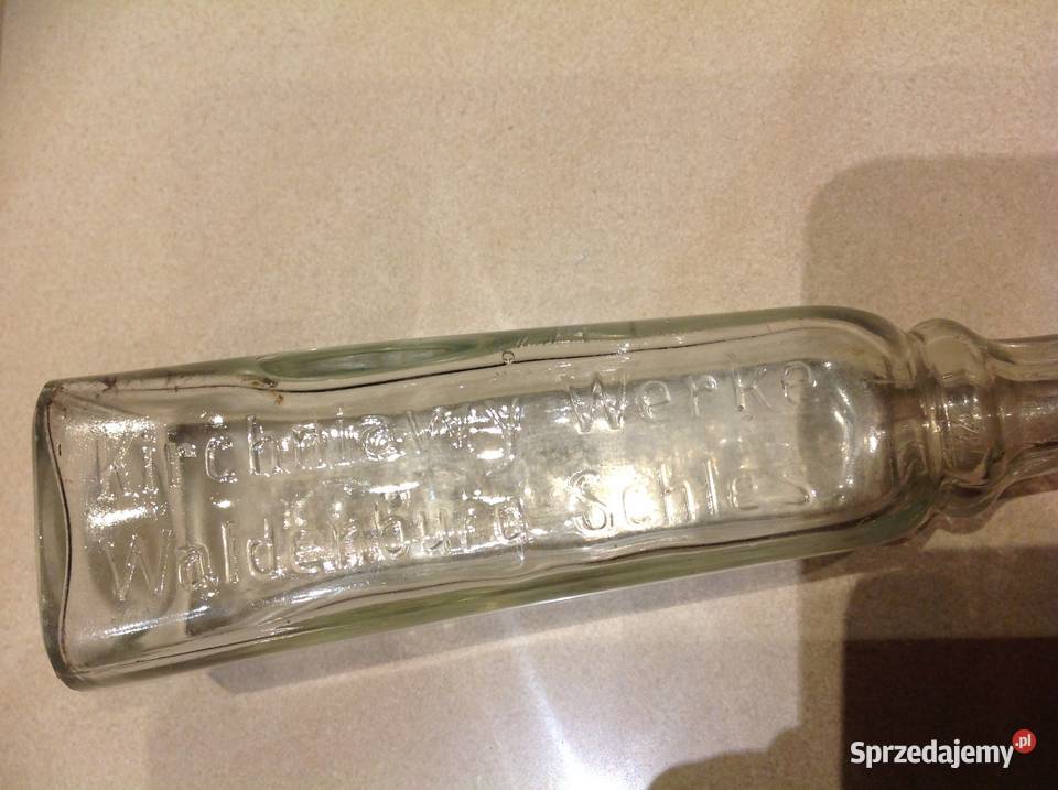 Stara Butelka Szklana KIrchniawy Werke Nowa Sól