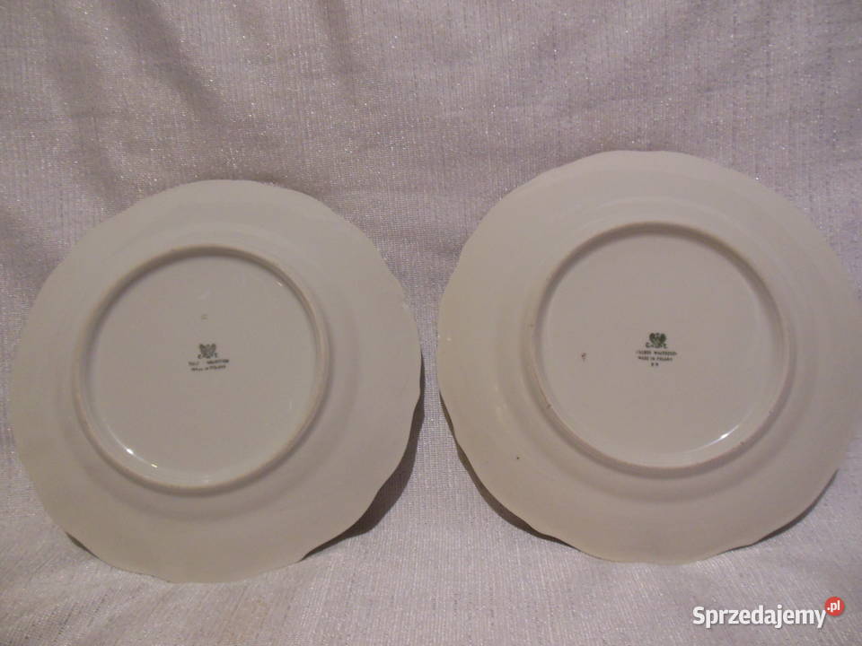 Talerze płytkie obiadowe WAŁBRZYCH PRL 2