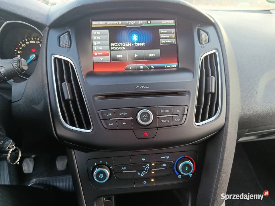 Ford Focus 15 dizel euro 6 niski potwierdzony gniazdo USB Focus Kalinowa sprzedam