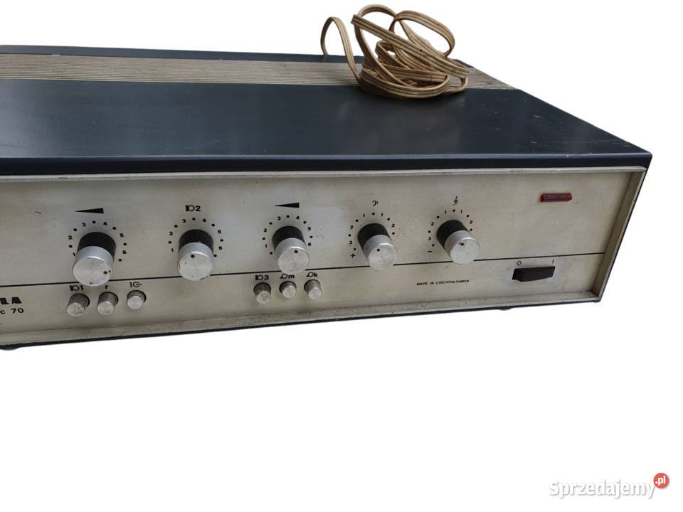 Stary unikat Czechosłowacki wzmacniacz lampowy Cieszyn