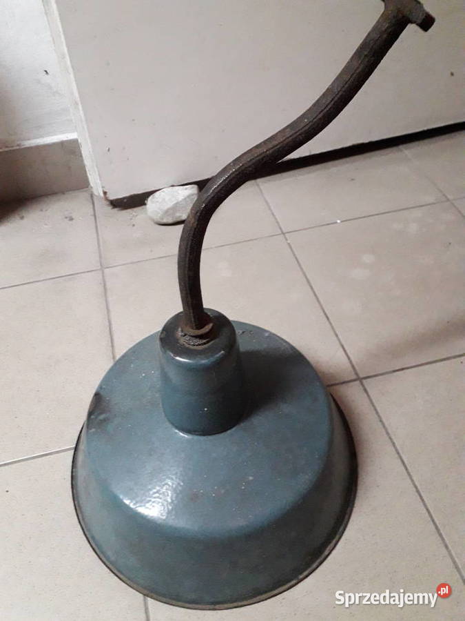 Loft lampa emaliowana ścienna Obs prl sprzedam