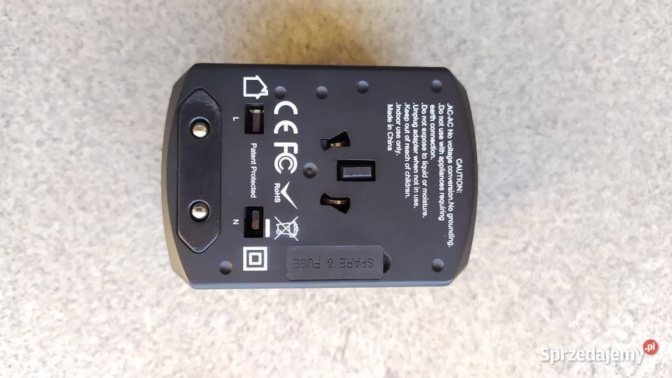 Adapter podróżny Scoofex 4xusb EuUkUsaAus Ropczyce