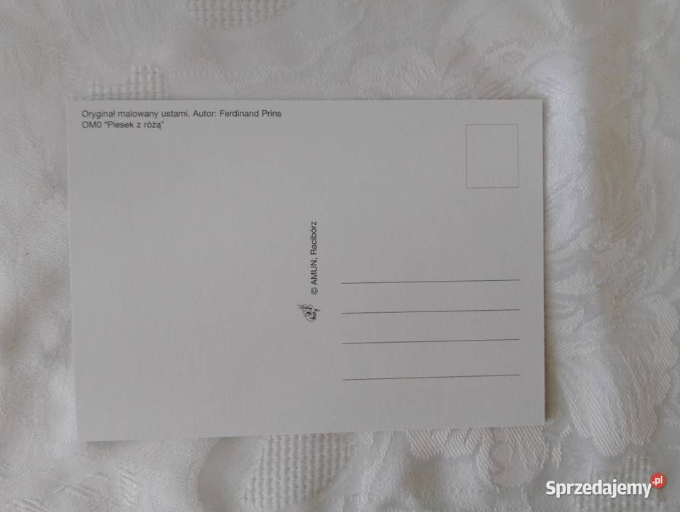 Pocztówka walentynkowa na WALENTYNKI piesek z Oborniki