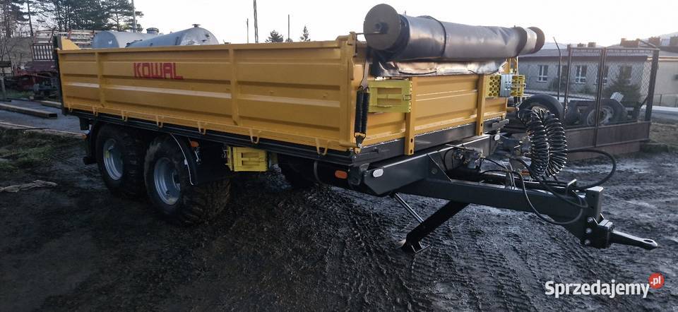 Nowa przyczepa rolnicza Tandem 255x450x65 FV nieuszkodzony Przyczepy rolnicze Limanowa