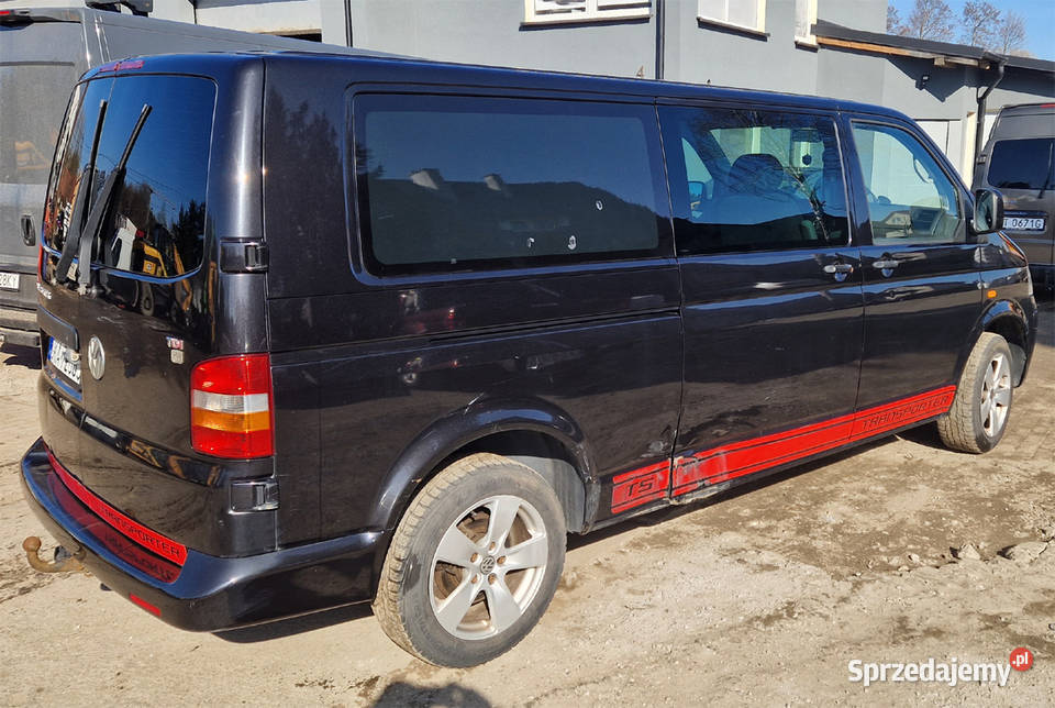 Volkswagen Transporter T5 19 TDI Long Brygadówka pomorskie Borkowo