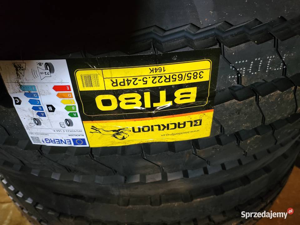 OPONA NACZEPOWA 38565 R225 BLACK LION BT180 MS Gdańsk sprzedam