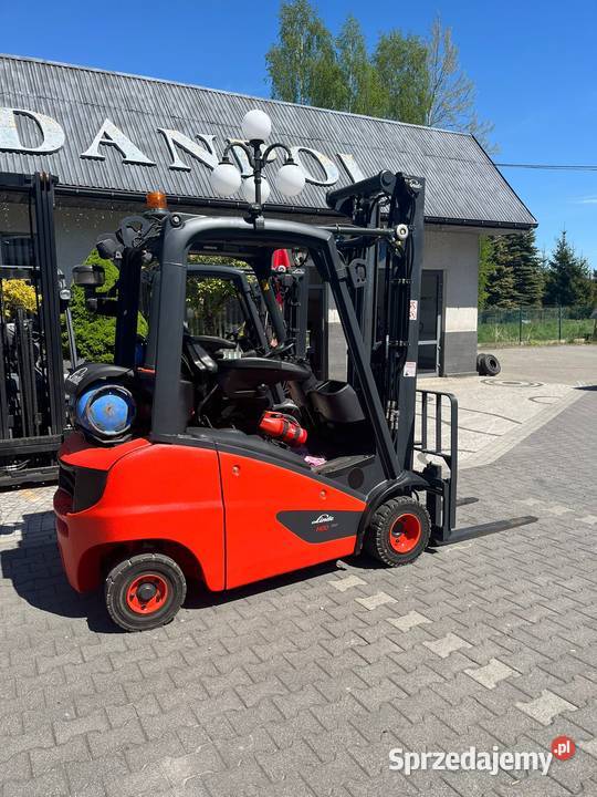 Wózek widłowy LINDE H20T widlak 2t 2018r LPG małopolskie Brzeźnica