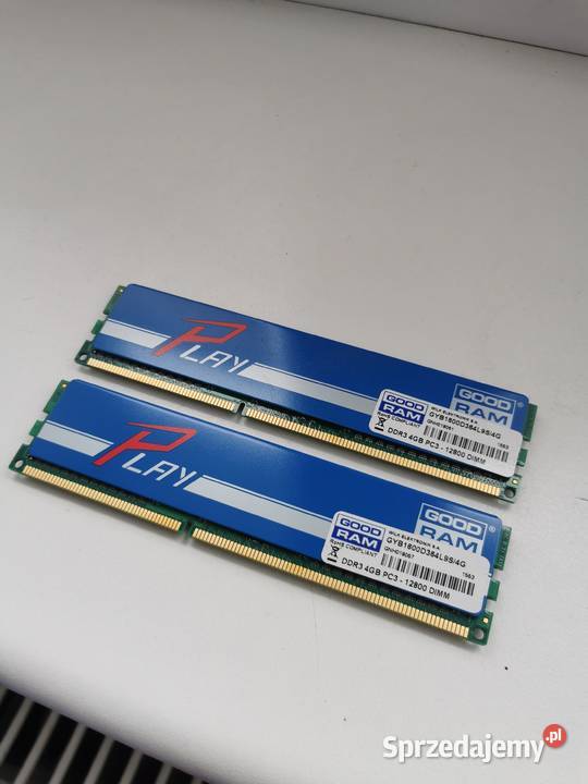 DDR3 2x 4GB Dual Channel 2 kości z radiatorem