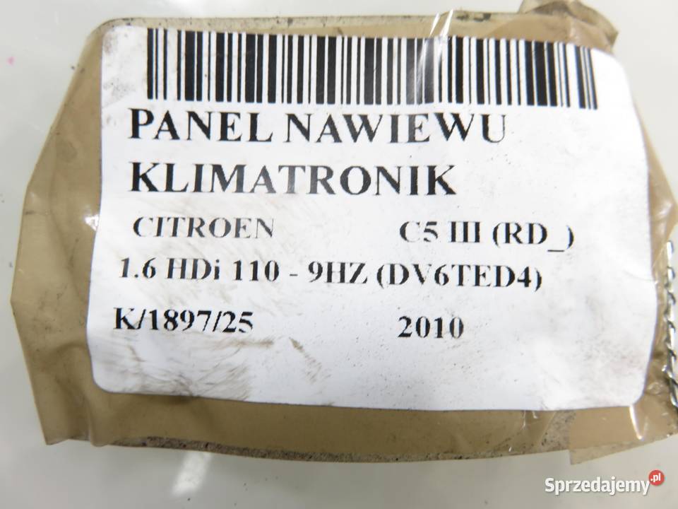 KLIMATRONIK CITROEN C5 III RD 5HB00933209