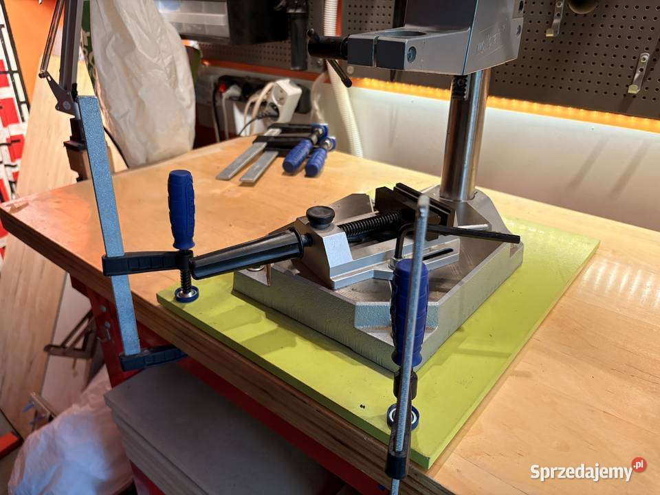 Stojak wiertarski statyw Wolfcraft imadło sprzedam