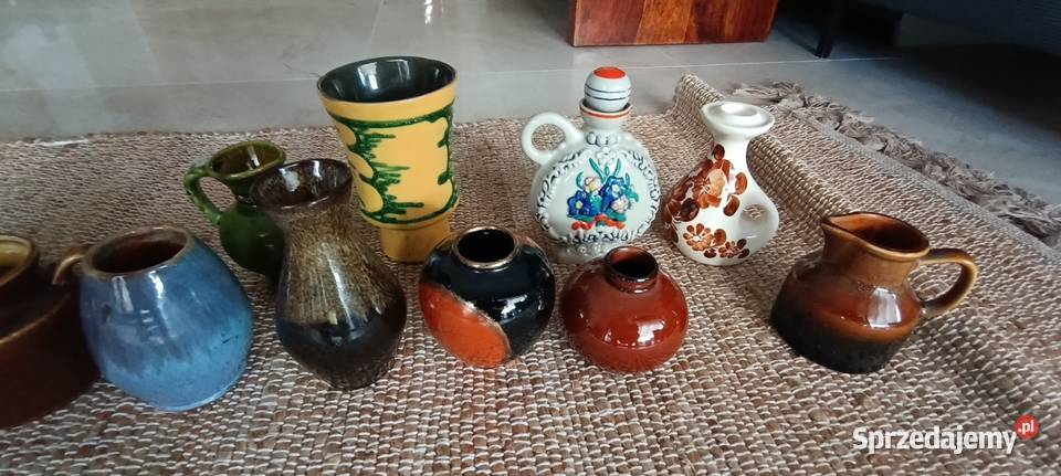 Wazony ceramiczne PRL