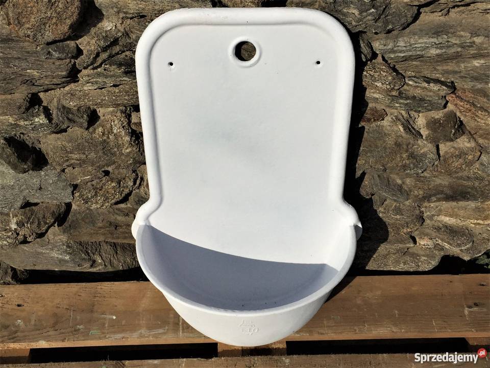 PIĘKNY STARY ZLEW ŻELIWNY KWIETNIK WYSOKI Bielawa