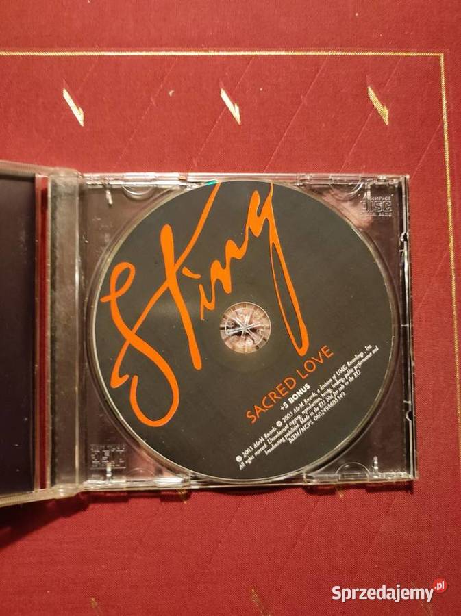 Sting Sacred Love Limited edition edycja Kultura i Rozrywka Kielce sprzedam