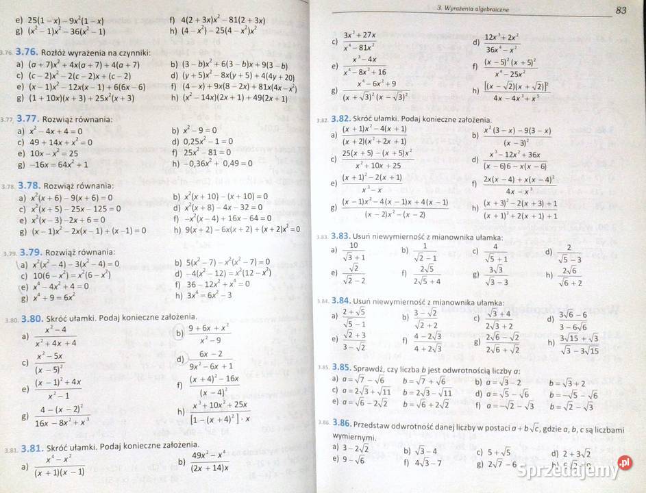Matematyka 1 Zbiór zadań Marcin Kurczab Elżbieta