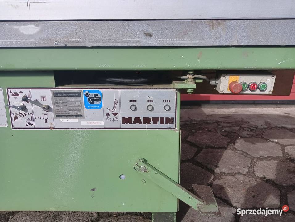 Piła formatowa z podcinaczem Martin T 72 pomorskie sprzedam