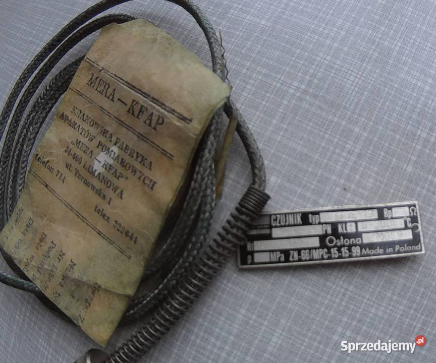 Czujnik temperatury TTJE13 MERA KFAP 0300 st C łódzkie Pabianice