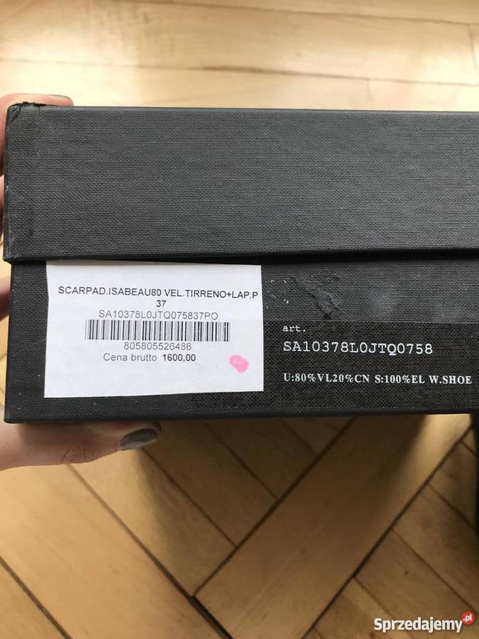STUDIO POLLINI botki buty zamsz futro r 37 Warszawa