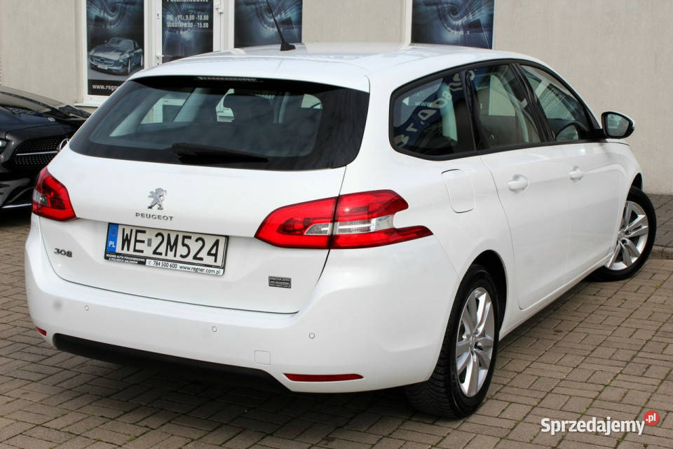 Peugeot 308 SW Rej2021 FV23 SalonPL 130 światła przeciwmgielne Sokołów sprzedam
