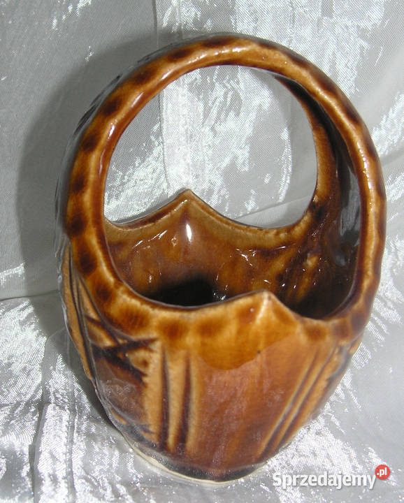 koszyczek ceramiczny vintageD Bartków