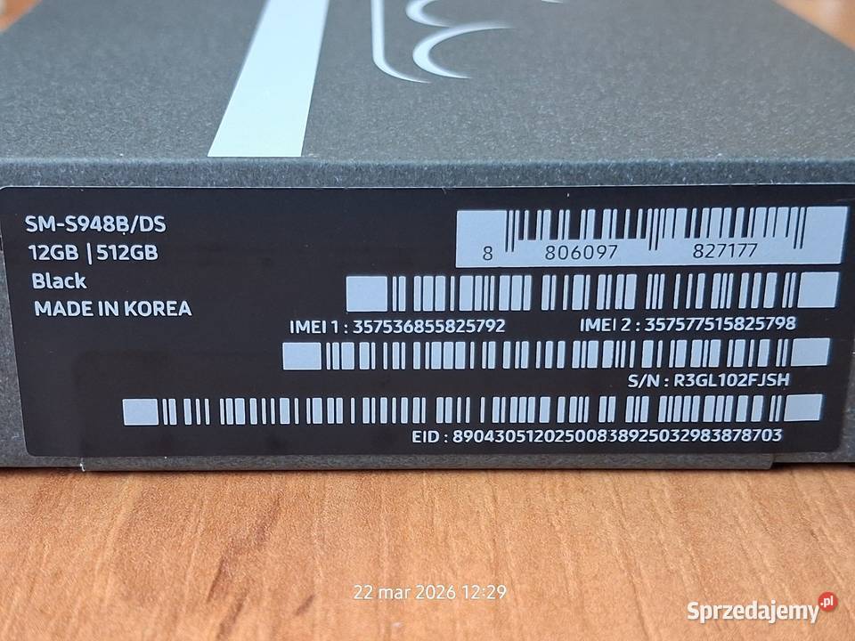 Samsung Galaxy S26 Ultra 5G 12512GBDS Czarny