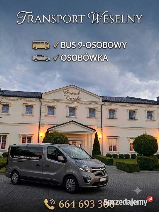 Bus 9 os z kierowcą transport transfer lotniska Taxi i przewozy osobowe