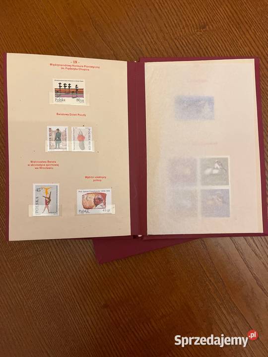 Znaczki pocztowe w klaserze jubileuszowym Bielsko-Biała