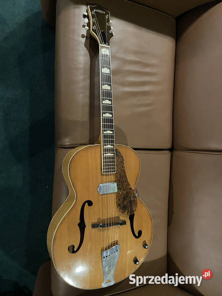 1958 Gretch 6015 Hollowbody acoustic electric Guitar in hard