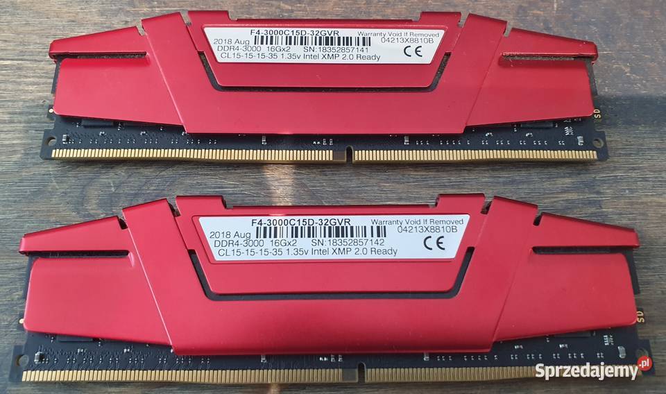GSkill Ripjaws V 3000 MHz AMD Pamięci
