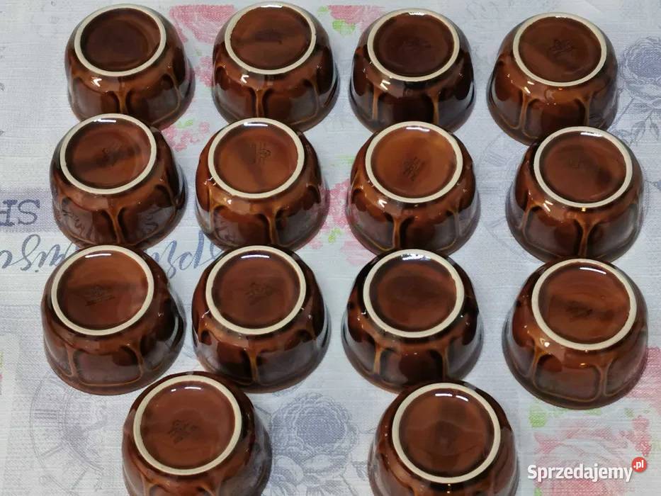 Salaterki z porcelitu PRL do deserów przystawek Ruda Śląska