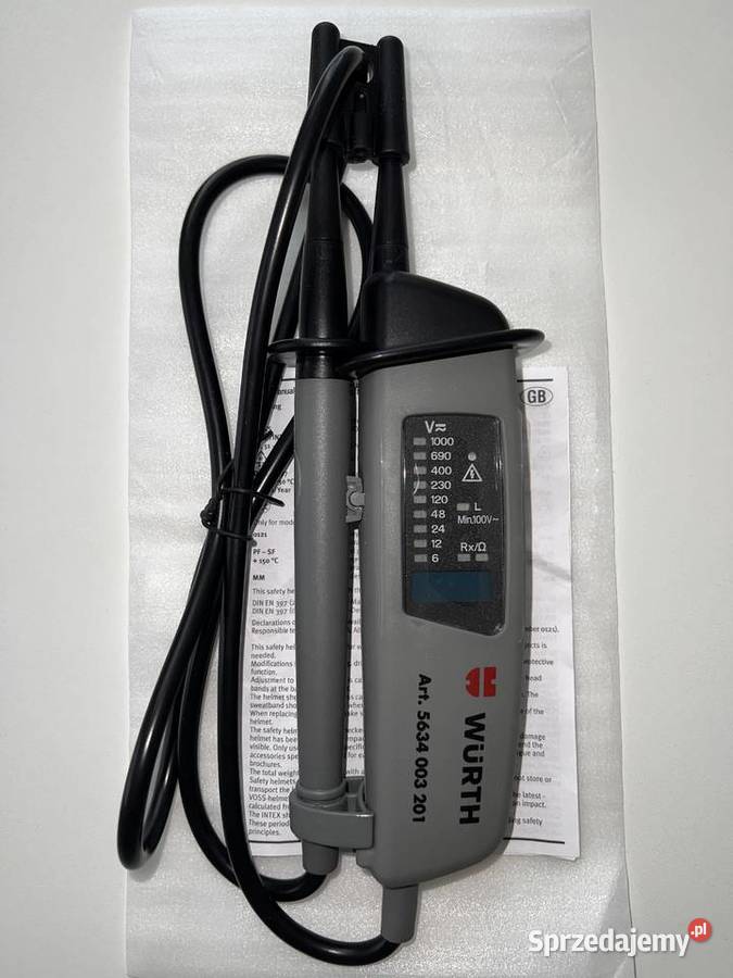 Miernik tester dwubiegunowy Wurth Elmo Duo plus Police