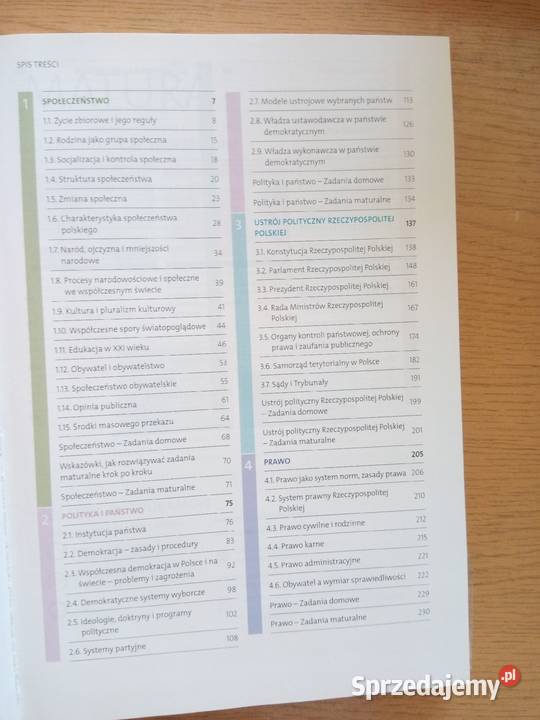 Wiedza o społeczeństwie Matura vademecum WOS Podręczniki Dąbrowa Górnicza