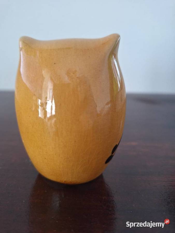 Sowa figurka ceramiczna Vintage Gdańsk
