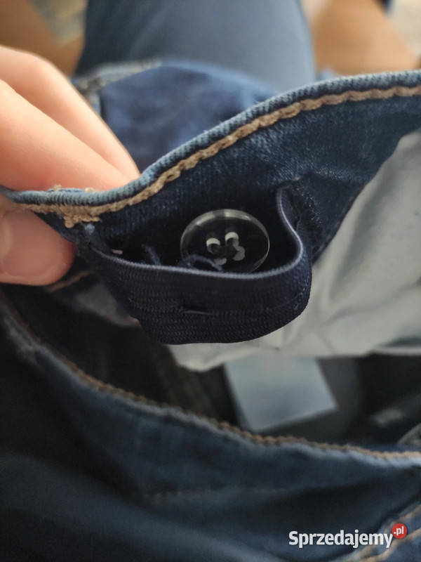 Damskie jeansowe spodnie r 152 XS Dąbrowica sprzedam