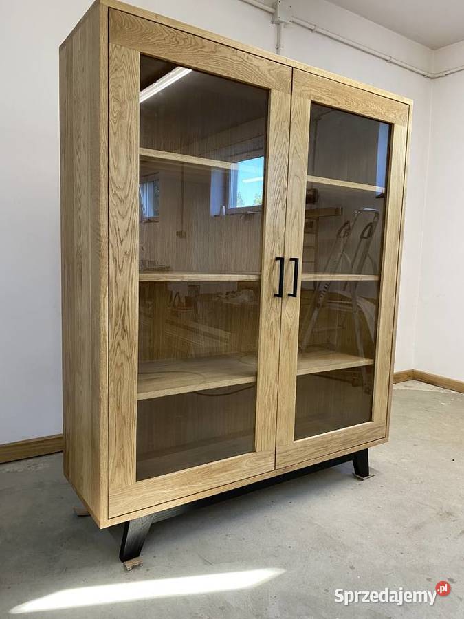 Witryna biblioteczka dębowa Złochowice