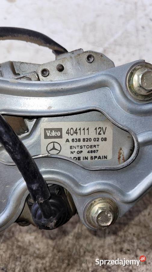 Silnik wycieraczek tylnych Mercedes Vito Łagów