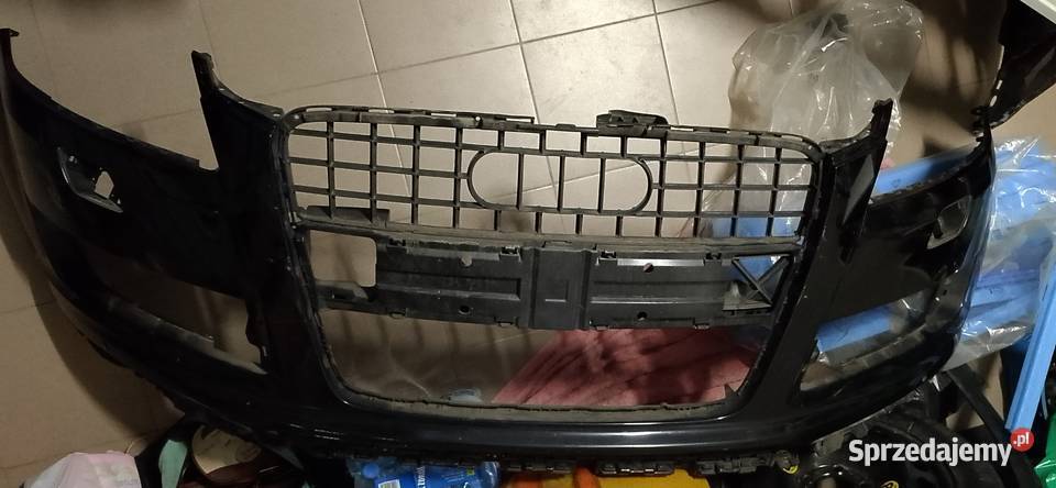 Zderzak przedni przód audi Q7 czarny 2015 sprzedam