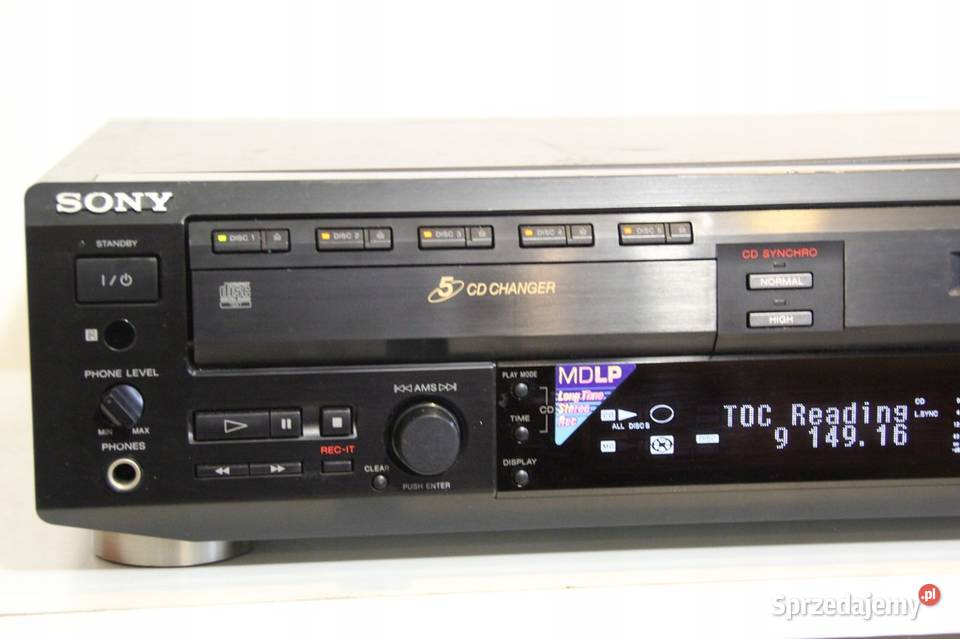 Sony MXDD5C Mini Dysk Combo Zmieniarka CD 1 w Odtwarzacze CD i MD Warszawa