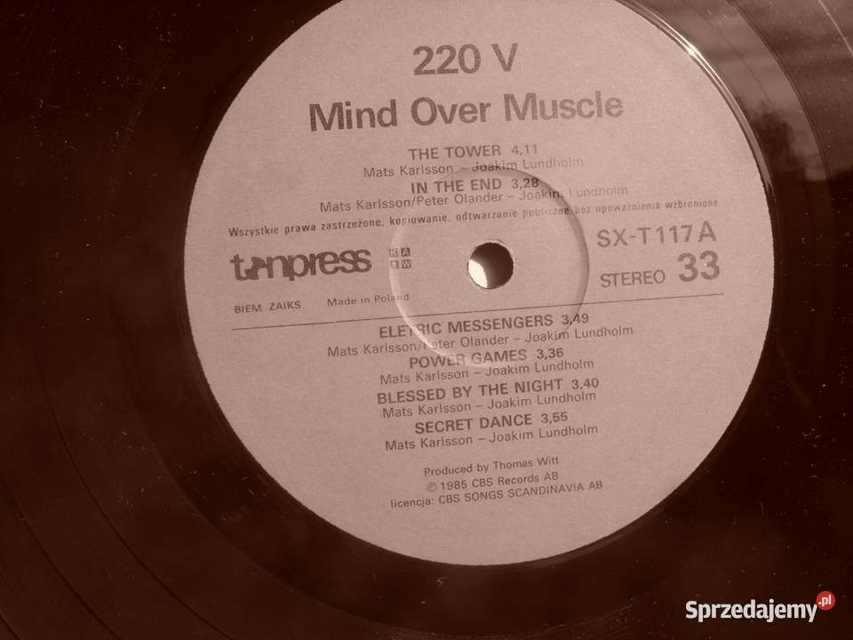 7 Rock 220 vmind over musicleTONPRESS 1985 winyl Wołów