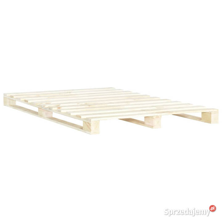 Rama łóżka z palet lite drewno sosnowe 200 x 200 mazowieckie