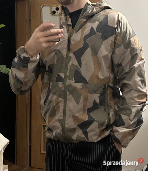 Kurtka z kapturem wiatrówka Adidas parka moro Płock sprzedam