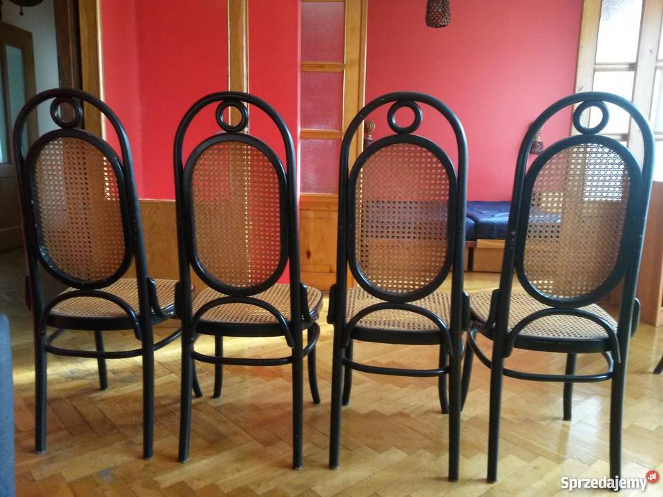 KRZESŁA RATTANOWE 4 SZTUKI, RATAN 100% +FOTEL Kraków KRZESŁA RATTANOWE 4 SZTUKI, RATAN 100% +FOTEL Kraków