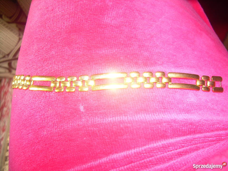 zegarek i bransoletki pozłacane Ozdoby sprzedam