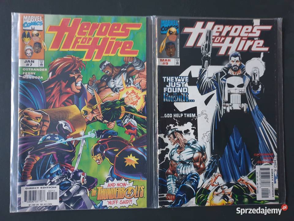 Zestaw 5 oryginalnych komiksów Marvel USA Amerykańskie Gdynia